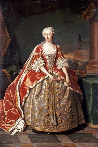 Jean Baptiste van Loo Portrait of Augusta of Saxe-Gotha